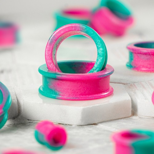 Marble pink and - pink, green