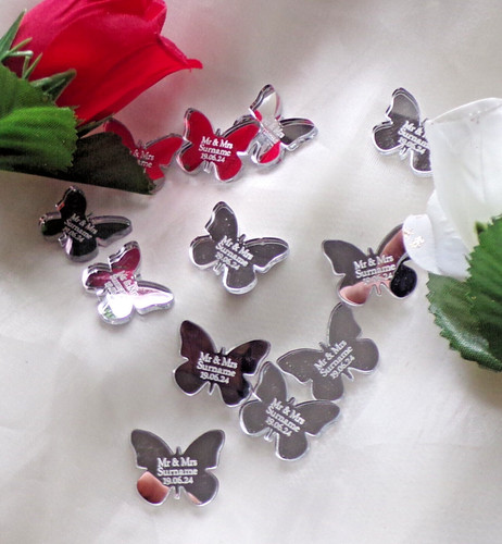 Personalised butterfly wedding - personalised,