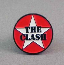THE CLASH PIN BADGE