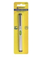 6” / 150mm Aluminium Mini Pocket Spirit Level Pen Style Clip DIY Small Size