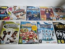 Nintendo Wii Games Bundle 9 Titles Family Entertainment Boxed With Manuals