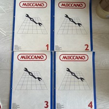 Meccano Instruction Leaflets Booklets No 1 to 4 1993 France 
