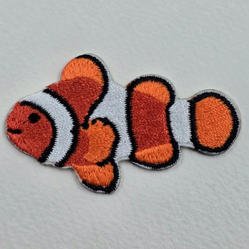 Clownfish embroidered patch - clownfish,