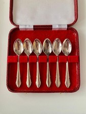 6 Silver Plated EPNS Art Deco