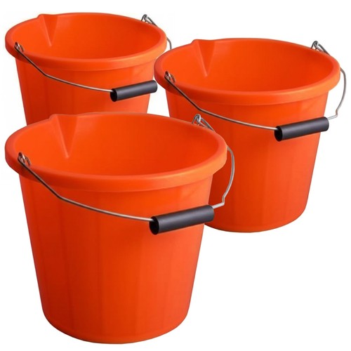 Orange bucket gallon - 3x,