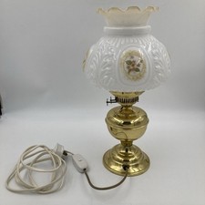 Vintage Brass Table Oil Lamp