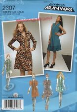 Simplicity Sew Pattern 2307 Dress by Project Runway Front Tucks Sz 12-20 New
