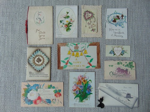 Vintage greetings cards joblot - vintage,