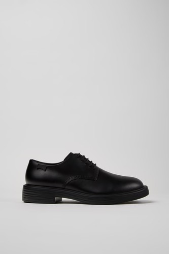 Camper men black - black, leather