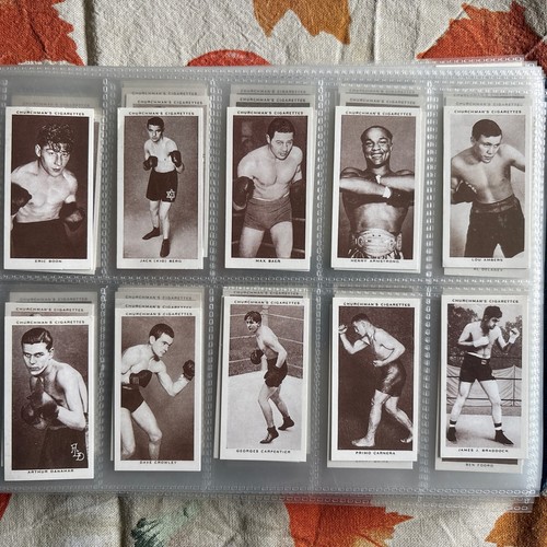 Churchman boxing personalities - boxing,