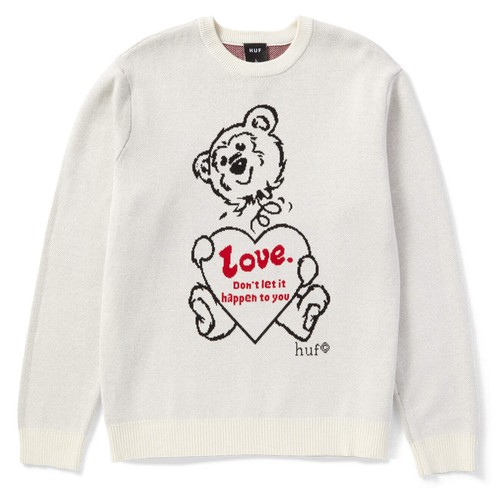 Huf womens bad news - womens, crewneck