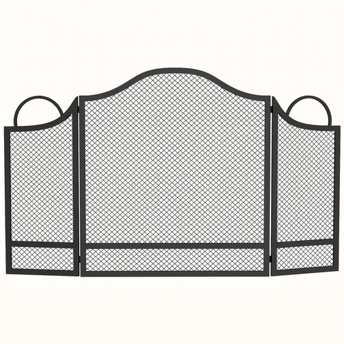 Panel folding fireplace - 3-panel,
