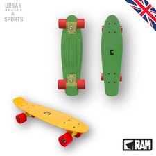 RAM Mini Cruiser Old School 27 inch Green or Orange, Kids Longboard ,New iN  Box