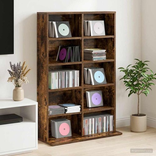 Vidaxl cabinet smoked oak - vidaxl, cd