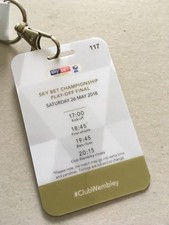 CHAMPIONSHIP PLAY-OFF FINAL - ASTON VILLA v FULHAM 2018 Club Wembley Lanyard