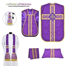 VIOLET New Chasuble Fiddleback