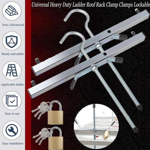 Pack roof rack ladder clamps - ladder,