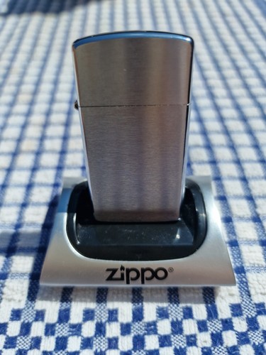 Zippo 2000 slimline brushed - zippo-, slimline,
