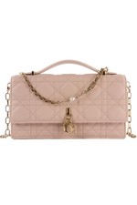 CHRISTIAN DIOR PINK MY DIOR MINI CANNAGE LEATHER CROSSBODY BAG