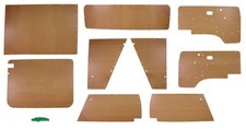9 Piece Interior Bare Wood Panel  Kit Right Hand Drive VW T25 252898867BARE