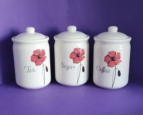 Tea coffee sugar white ceramic - white,