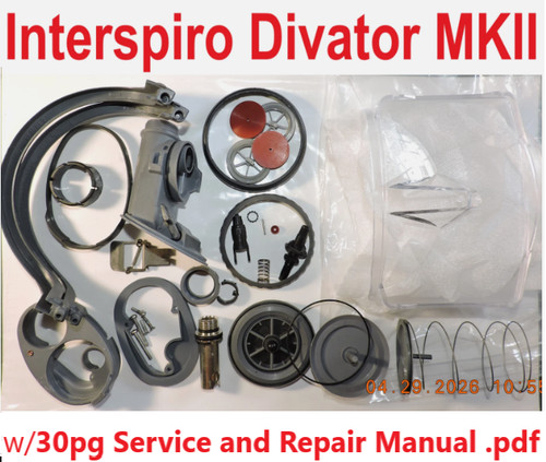 Interspiro divator mkii visor - mkii,