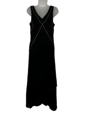 Next Black Beaded V Neck