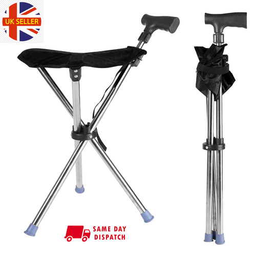 Folding portable walking stick - folding,