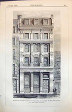 Old National Provincial Bank England St Jame'S Branch Picadilly 1873 Victorian