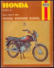 Honda H100A (80-82) Haynes Shop Manual Repair Book H100 MB100 H MB 100 FH77