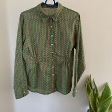 ‘Nice Things’ Blouse cotton Green Paloma s Floral UK12 40 10 Print Pink Graphic