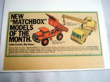 1969 Color Ad Matchbox Models