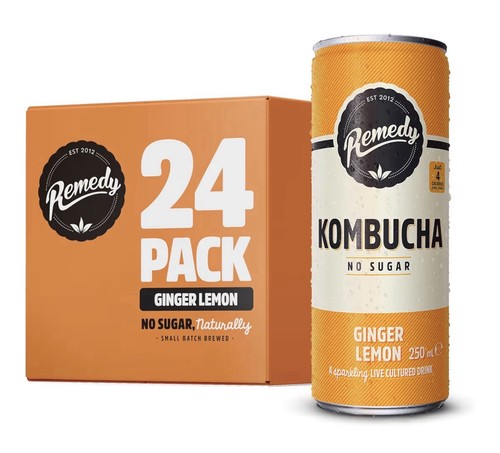 24x250ml remedy kombucha - remedy,