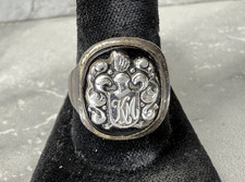 Antique family crest signet - family,
