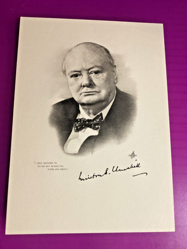 Winston churchill embossed - winston,