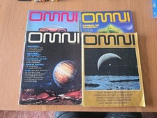 4 x Omni Science Magazine 1979/1980 Vintage Collectable Used