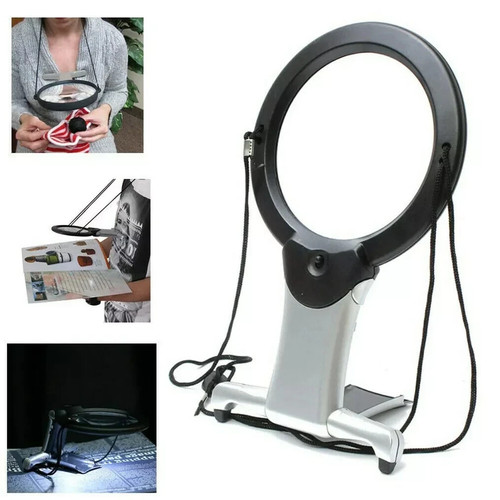Large magnifying glass with - magnifying,
