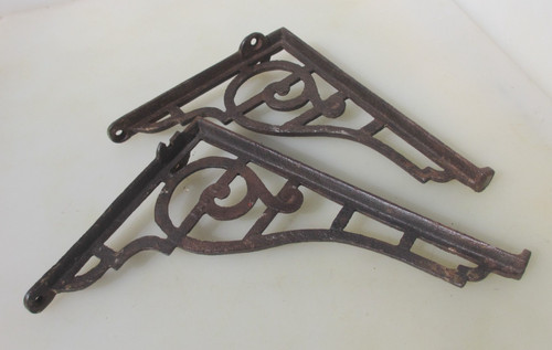 Victorian iron cistern shelf - iron,