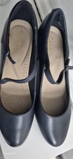 Clarks Blue Strap Shoes Size 6