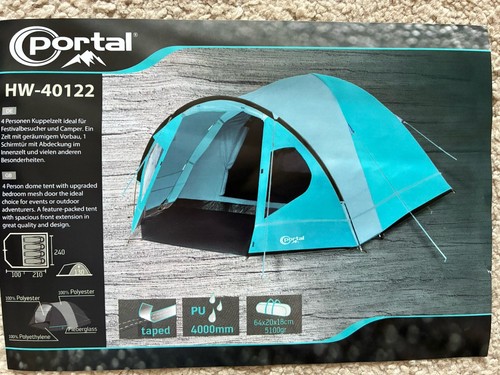 Portal blue tent dome - portal,