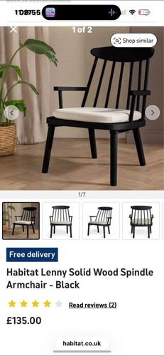 Habitat occasional chair bnwt - habitat,