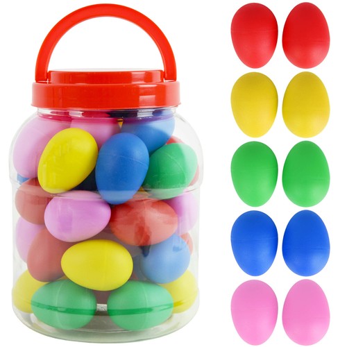 Multicoloured egg shakers - egg,