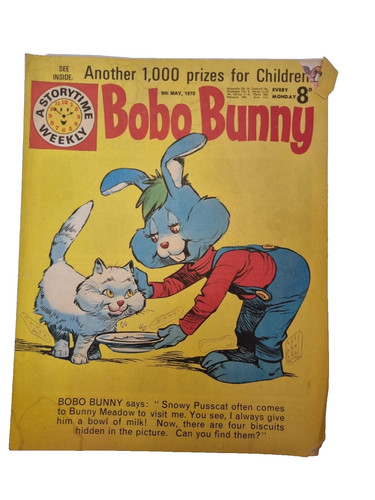 Bobo bunny comic vintage 70s - bunny,