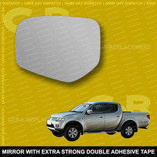 For Mitsubishi L200 wing mirror glass 05-19 Left side Spherical