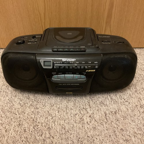 Sharp cd40 stereo radio - sharp, qt-cd40