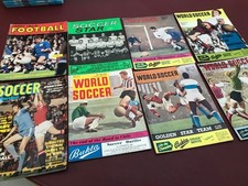WORLD SOCCER Football Monthly MAGAZINES from early 1960’s