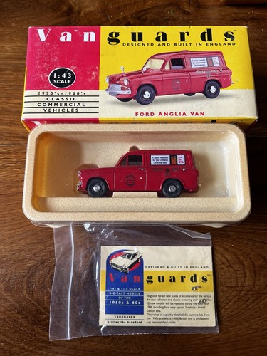 Vanguards ford anglia van - 1:43,