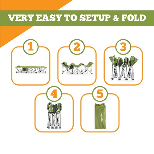 Alpcour folding camping cot - alpcour,