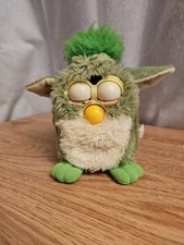 Vintage Original Green Furby Tiger Electronics 1998 Working 
