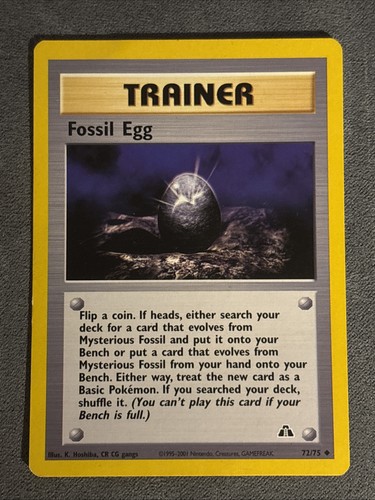 Pokemon tcg fossil - egg, neo